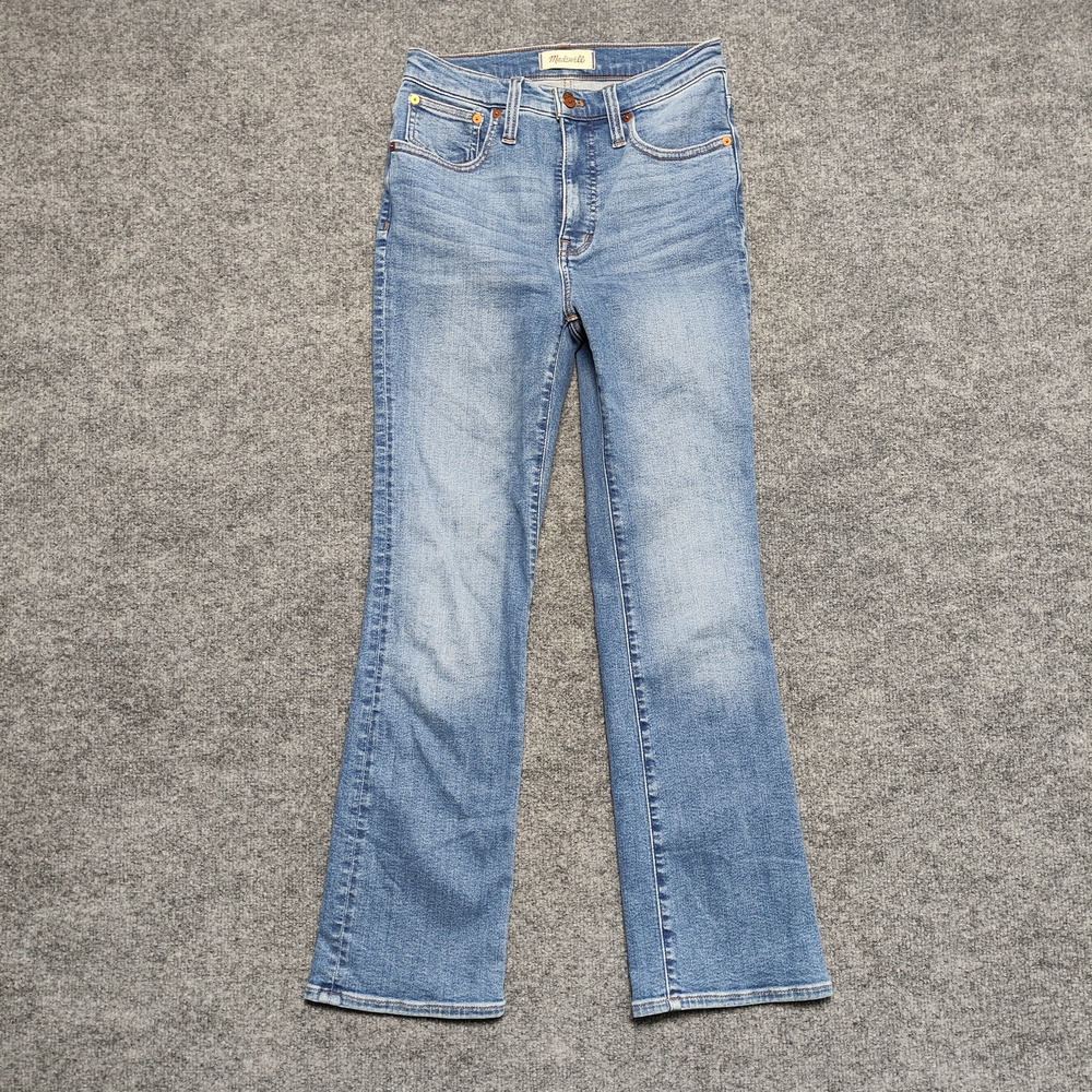 Madewell Cali Demi-Boot Jeans Womens 25 Medium Wash Blue High Rise Bootcut Denim
